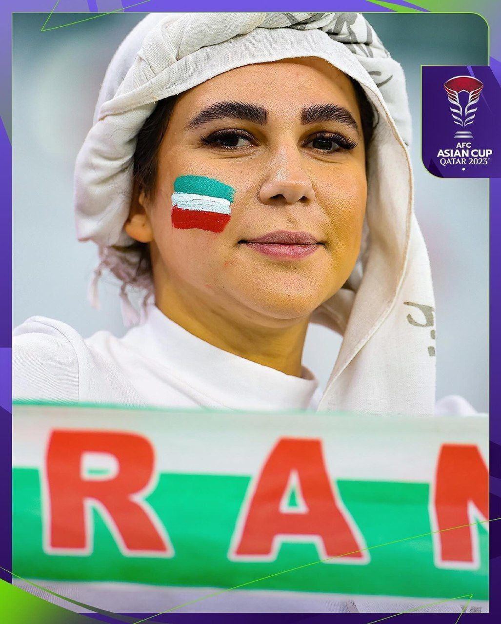 تصاویر تماشاگران زن ایرانی در قطر