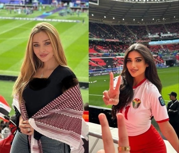 هواداران زن طرفدار تیم ملی اردن