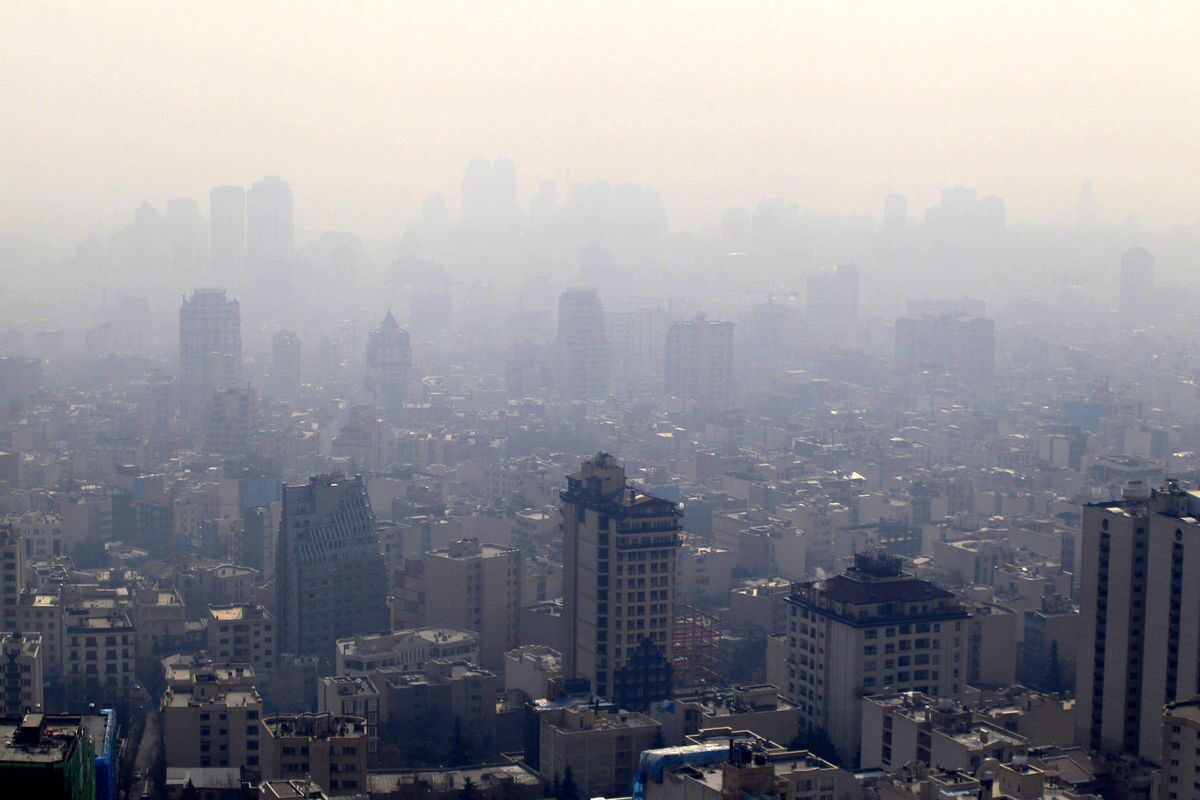 وضعیت آلودگی هوای تهران در ۲۴ بهمن ۱۴۰۲