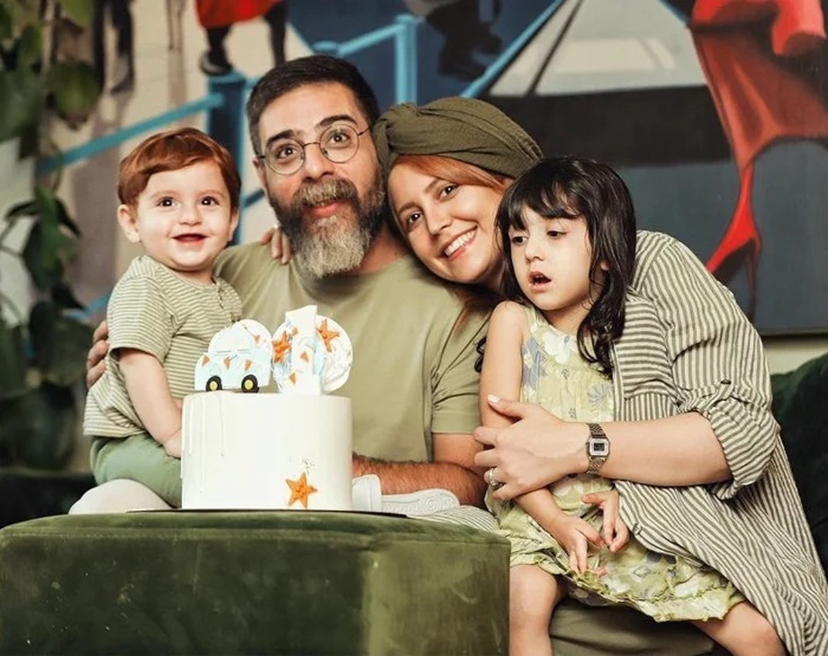 عکس خانوادگی شبنم قربانی بازیگر برنده سیمرغ جشنواره فجر