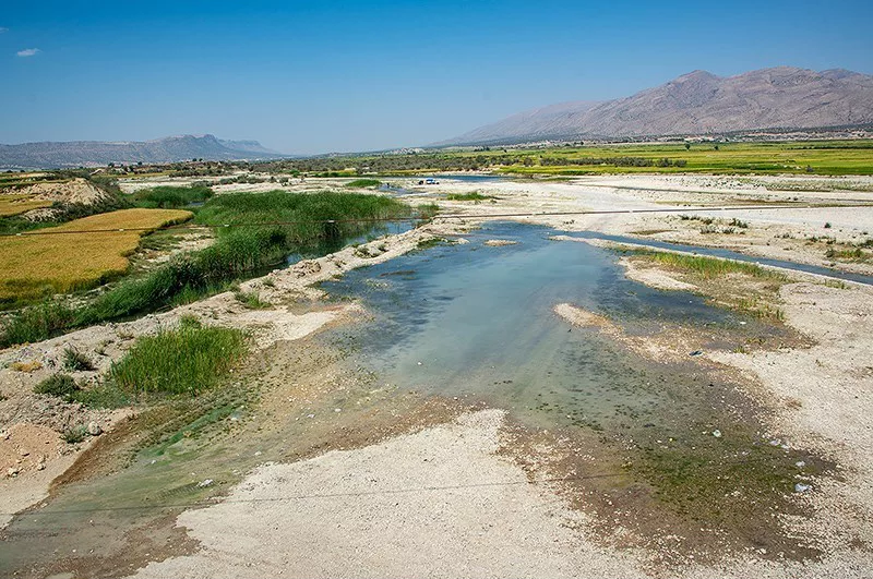بحران خشکسالی رودخانه کُر در فارس