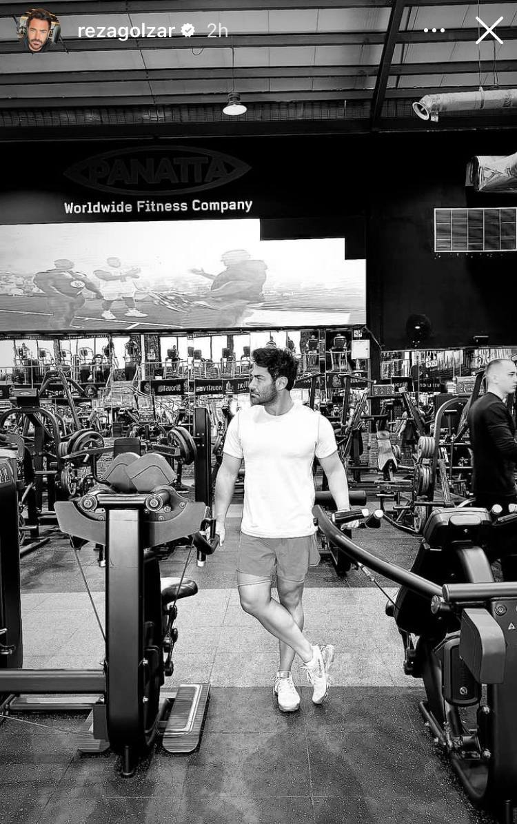 رونمایی محمدرضا گلزار از پا‌های عضلانی و ورزشکاری اش + عکس