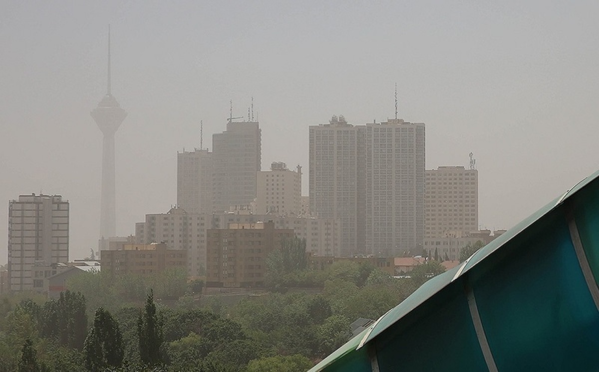 وضعیت آلودگی هوای تهران در ۱۴ اسفند ۱۴۰۲