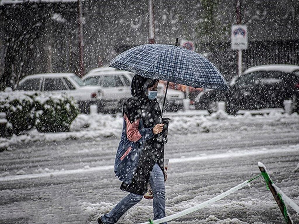 موج بارش برف و باران در ۱۶ استان کشور