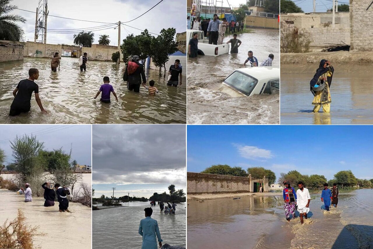 کمبود اقلام بهداشتی در مناطق سیل‌زده سیستان و بلوچستان