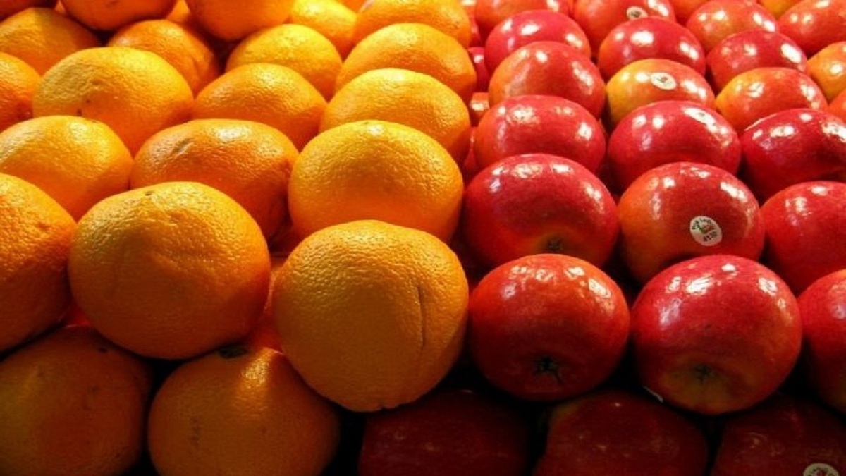 قیمت سیب و پرتقال
