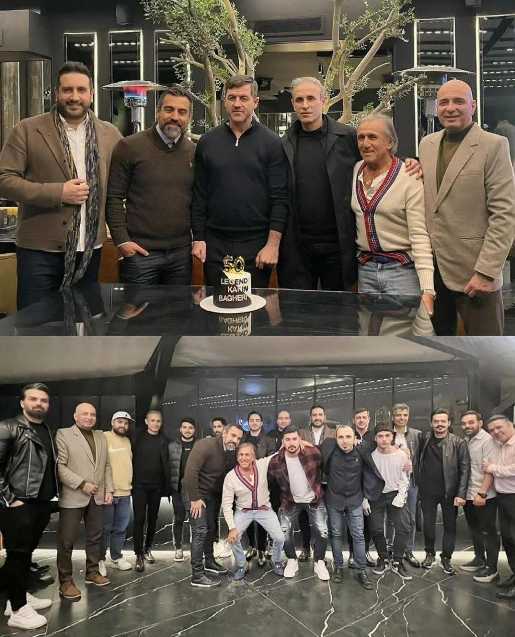 عکس/ کریم باقری با حضور بزرگان جشن تولد گرفت
