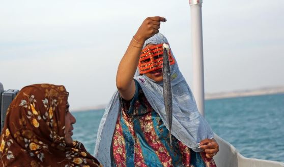 زنان ایرانی ماهیگیر