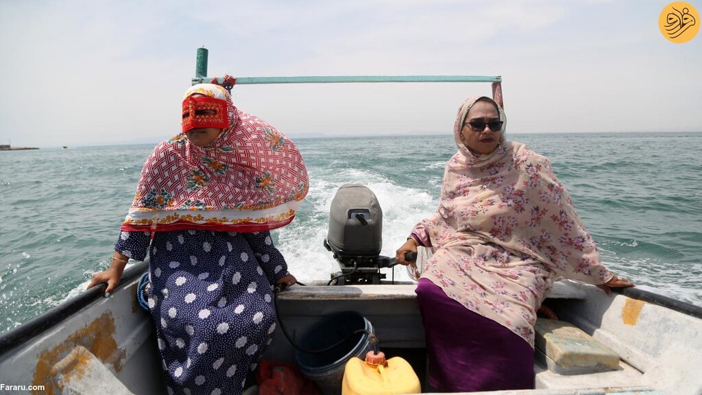 زنان ایرانی ماهیگیر