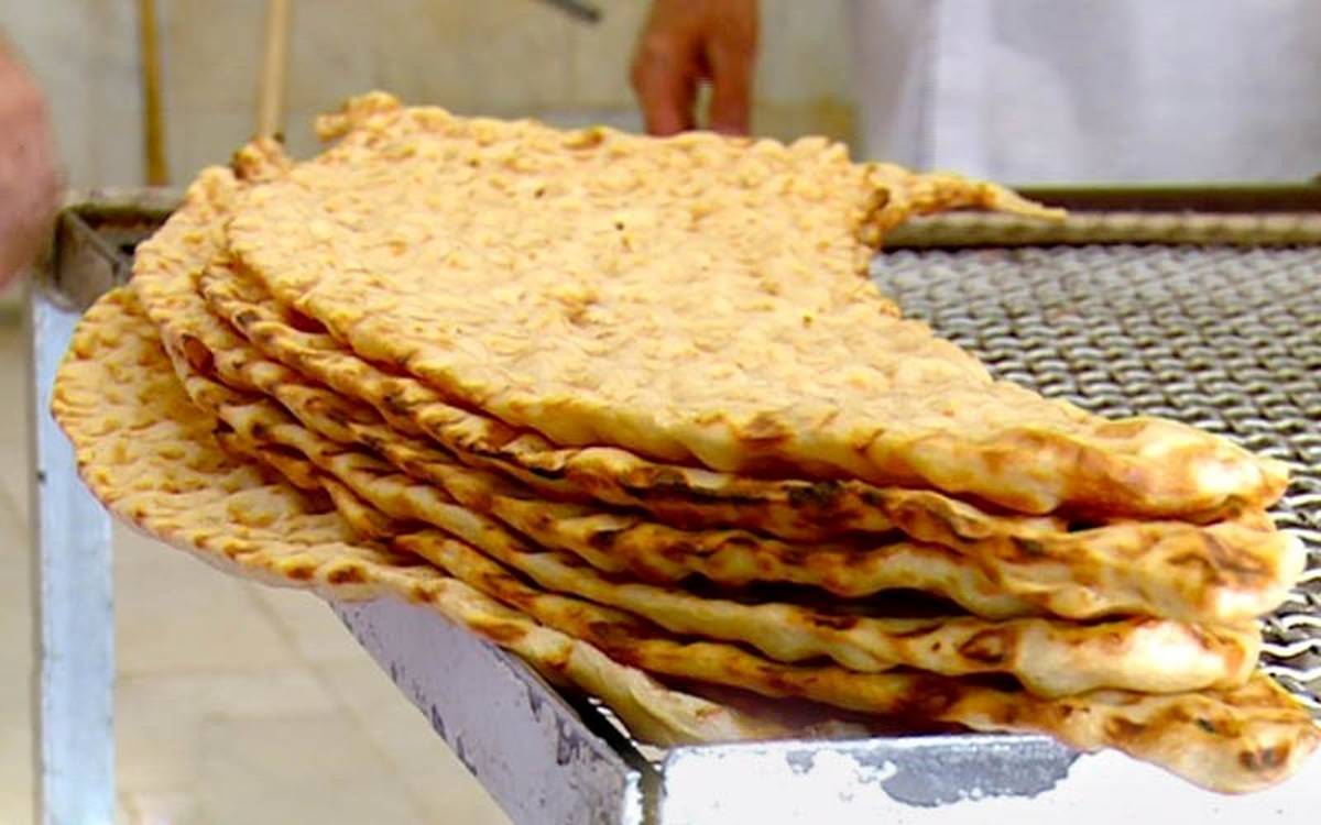 قیمت نان سنگک در تهران