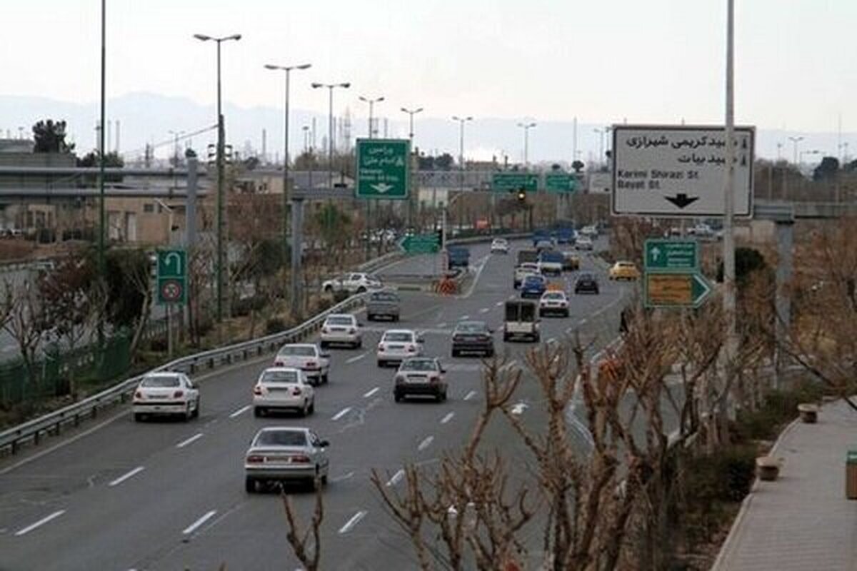 وضعیت ترافیک و تردد در معابر تهران