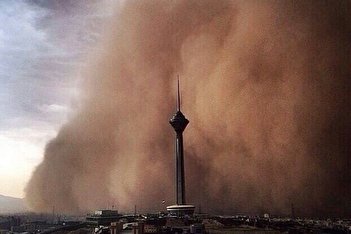 فیلم/ طوفان شدید در تهران