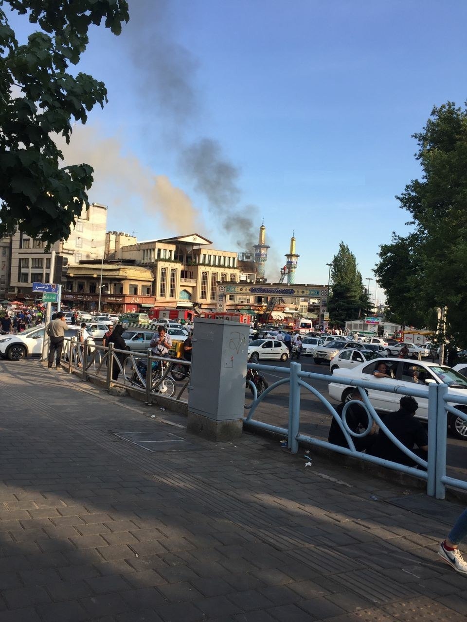 آتش سوزی در بازار تجریش+عکس