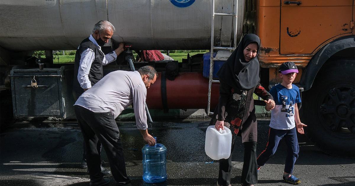 کمبود منابع آبی تهران