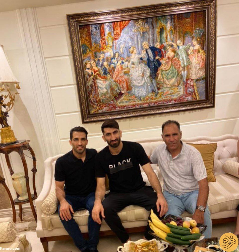 عیادت از علیرضا بیرانوند عیادت از علیرضا بیرانوند