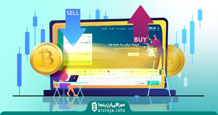 بهترین صرافی ارز دیجیتال ایرانی - صرافی ارزینجا