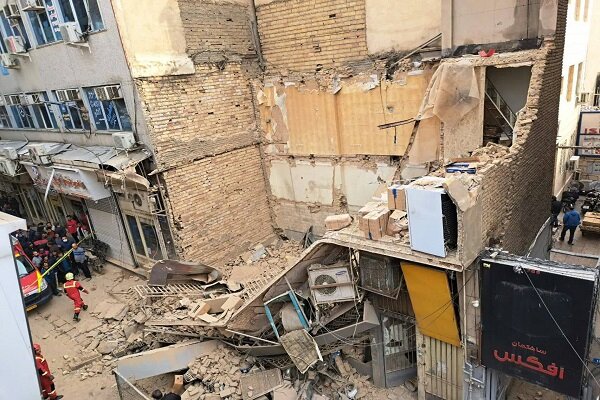 حادثه مرگبار ریزش ساختمان در تهران