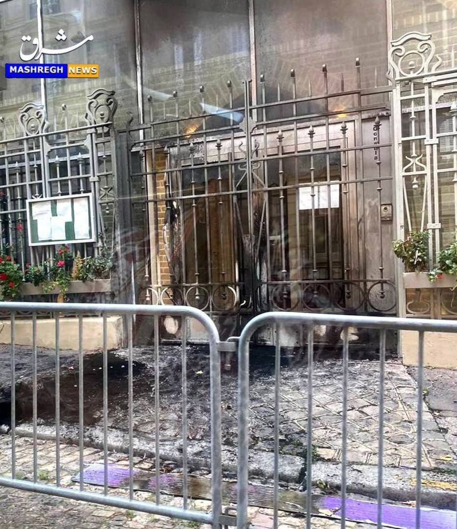تصاویر جدید از حمله به سفارت ایران در فرانسه