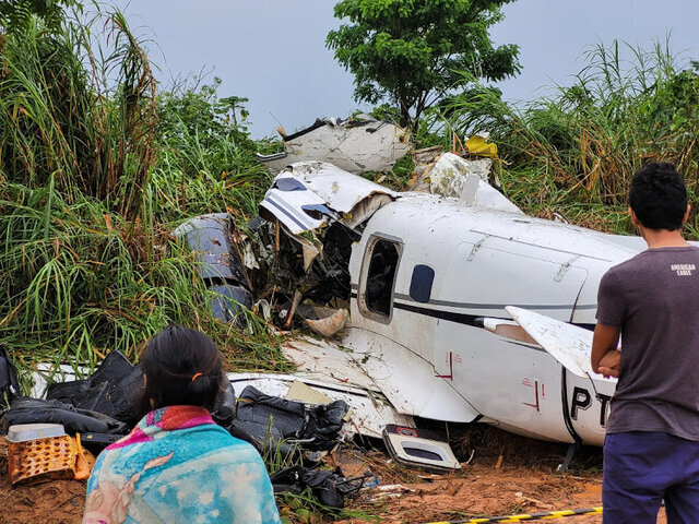 سقوط هواپیما در برزیل