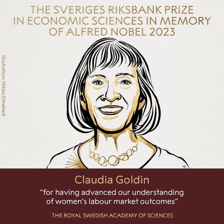 نوبل اقتصاد ۲۰۲۳ به کلودیا گلدین رسید