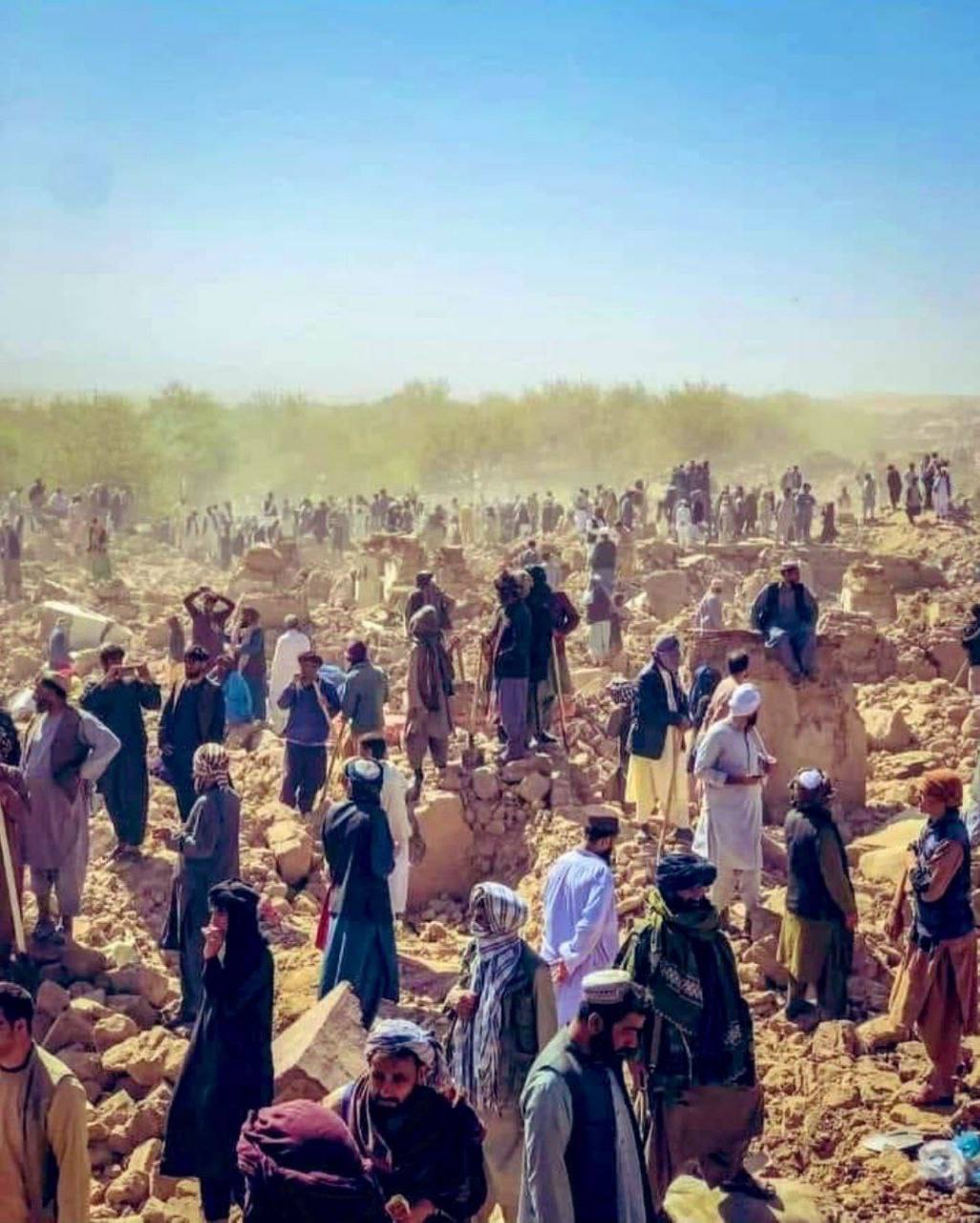 شهر زلزله زده هرات در افغانستان