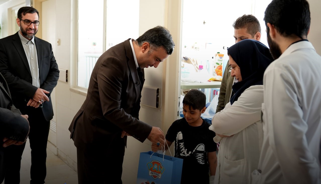بازدید مدیرعامل بیمه میهن از بیمارستان فوق تخصصی کودکان حضرت علی اصغر(ع)