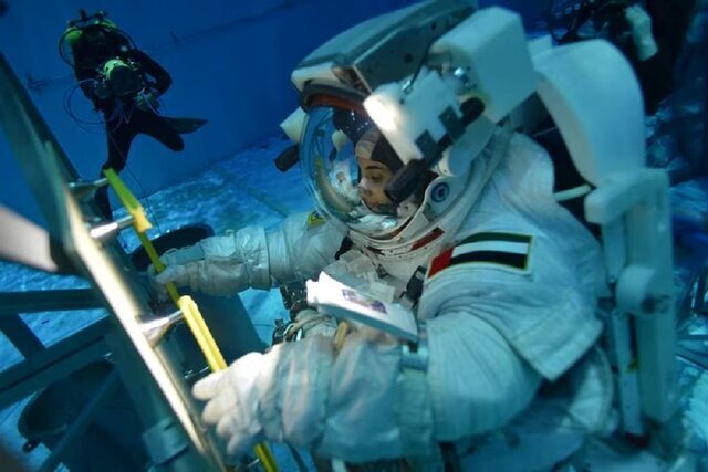فضانوردان اماراتی در حال آماده شدن برای سفر به فضا
