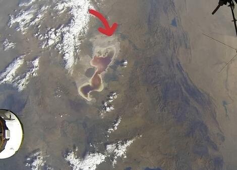 عکس/ جدیدترین نمای ماهواره‌ای از دریاچه ارومیه