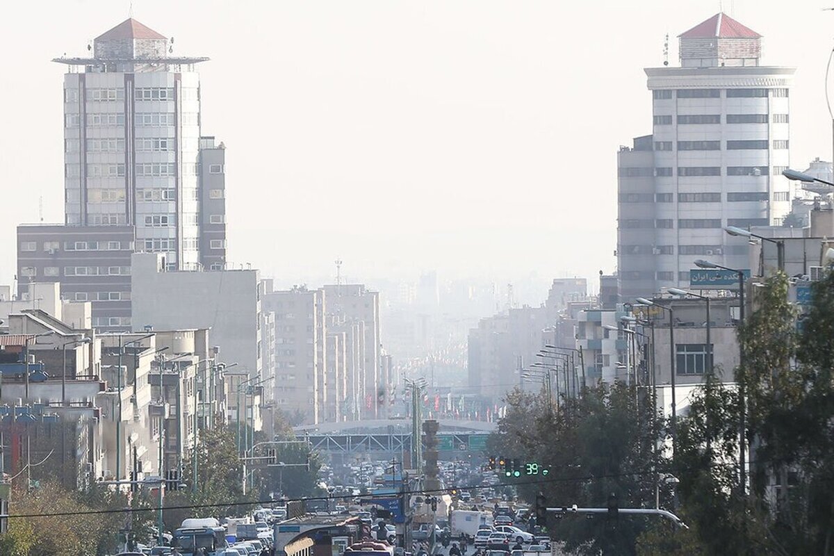 وضعیت آلودگی هوای تهران ۲۰ آذر
