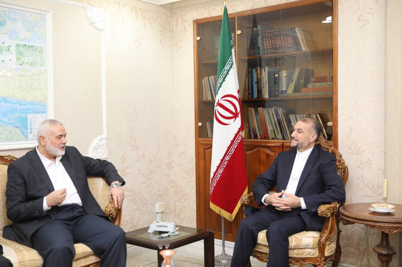 گفتگوی محرمانه اسماعیل هنیه و وزیر خارجه ایران