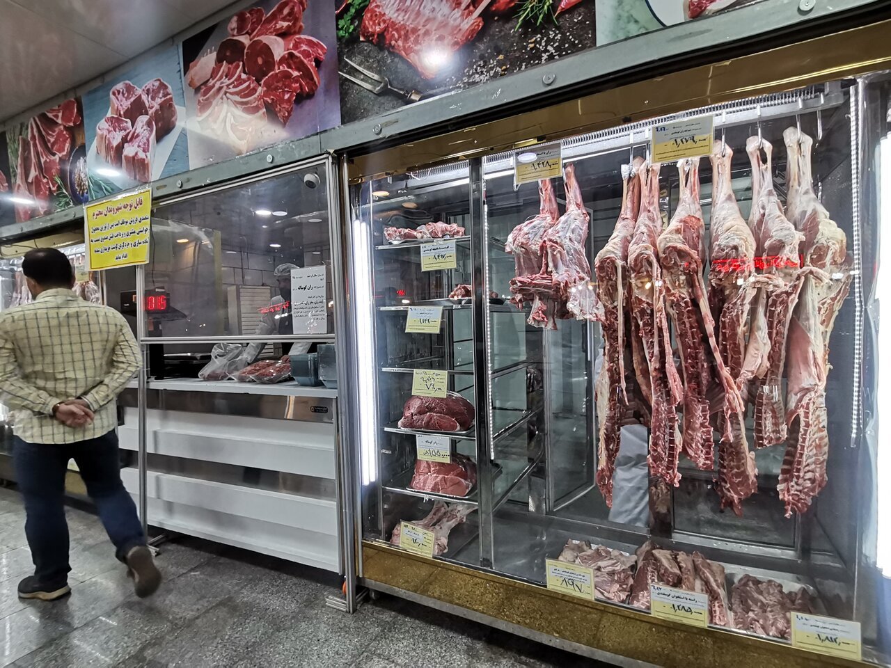فروش گوشت قرمز نیم میلیون تومانی در بازار!
