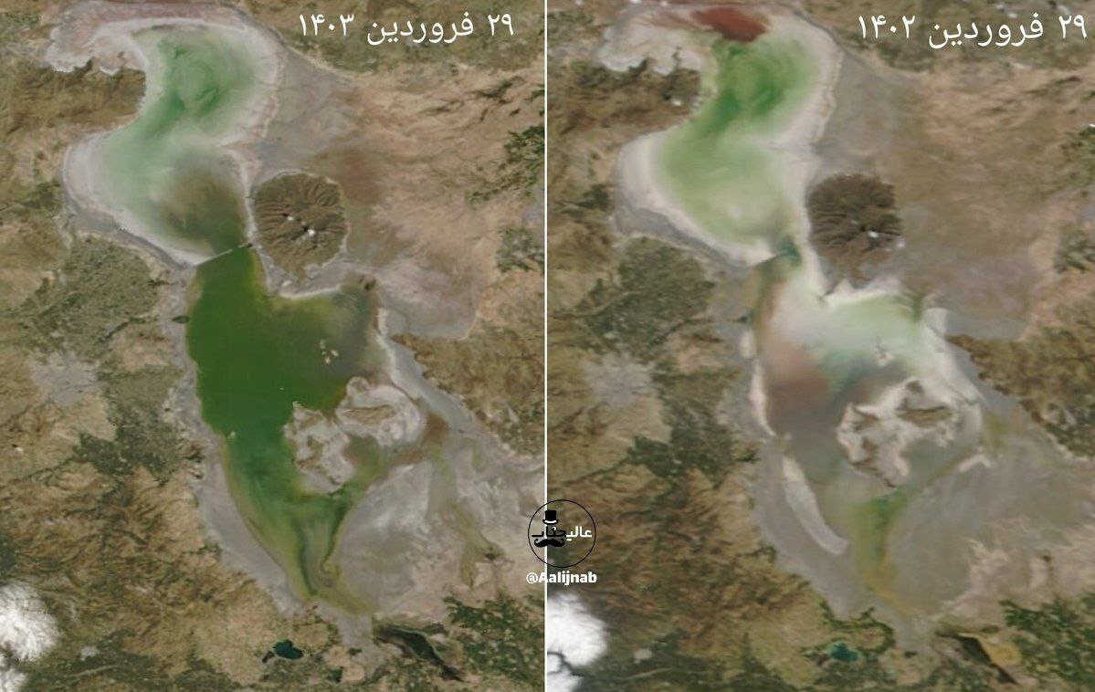 عکس‌های دل نواز از حال خوب دریاچه ارومیه