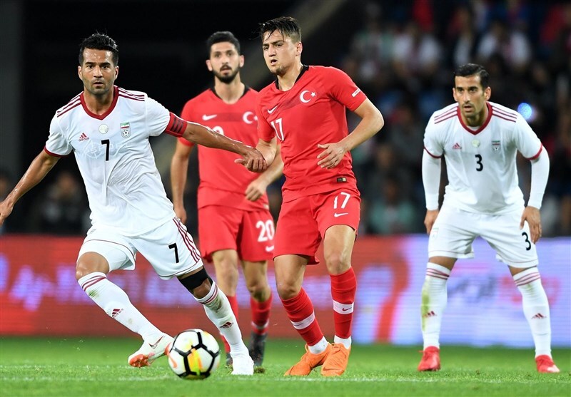 دیدار دوستانه تیم ملی ایران با ترکیه