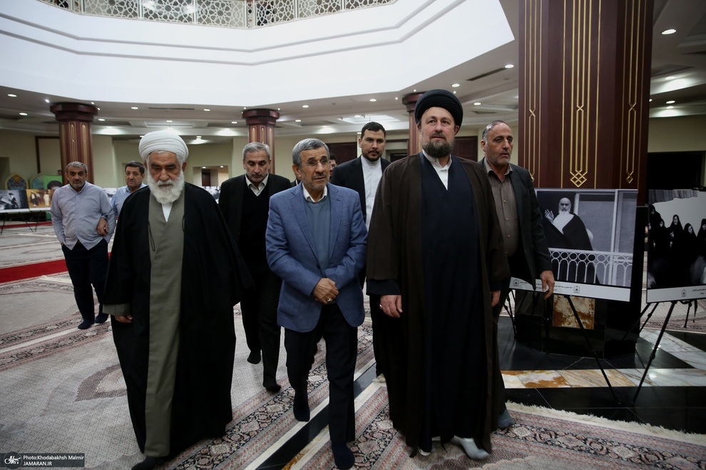 عکس/ محمود احمدی نژاد به حرم امام خمینی رفت