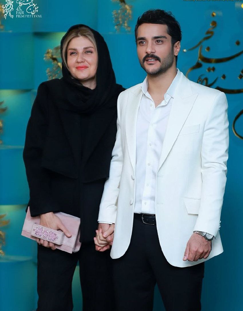 قاب عاشقانه ساعد سهیلی و گلوریا هاردی در جشنواره