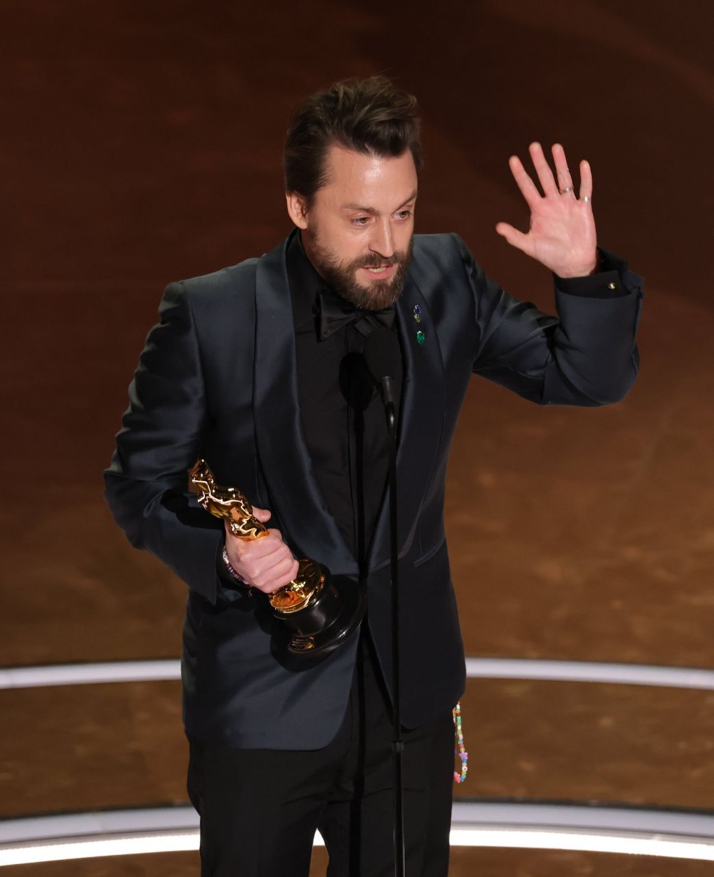 کیران کالکین برنده جایزه اسکار بهترین بازیگر نقش مکمل مرد