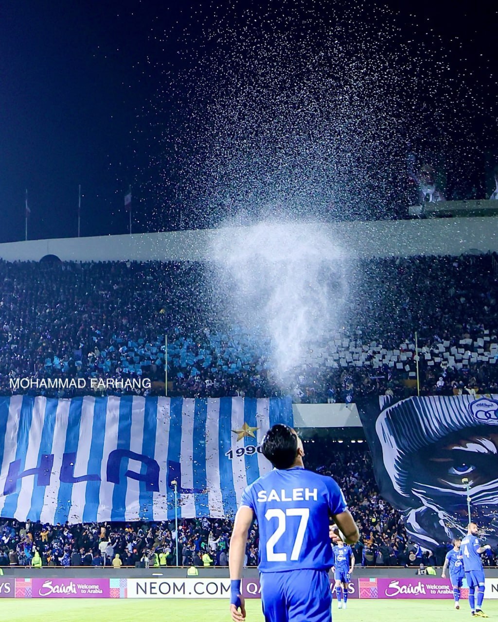 کپی صالح حردانی از روی دست کایل واکر