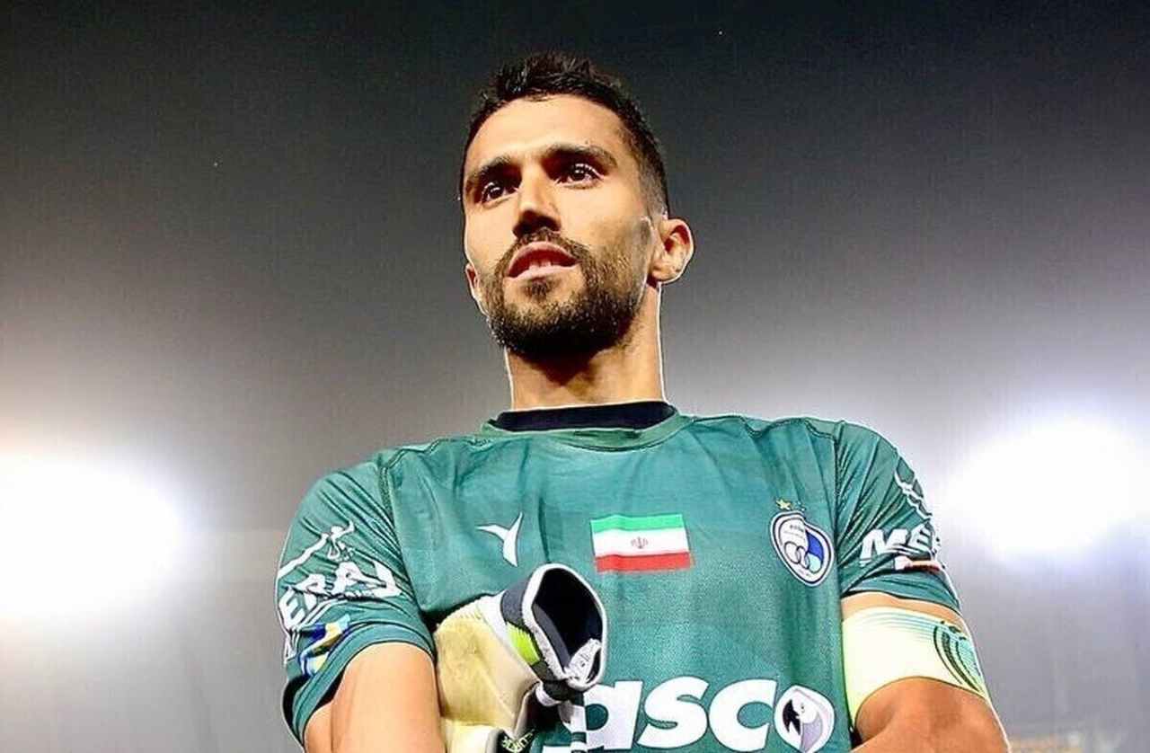 سید حسین حسینی برترین دروازه‌بان لیگ نخبگان ۲۰۲۵