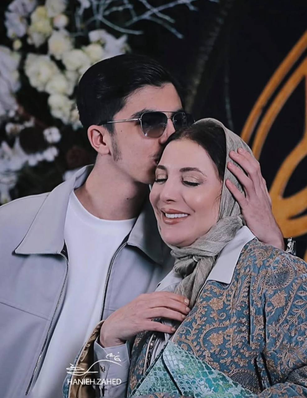 عکس/ عاشقانه مادر و پسری رویا میرعلمی