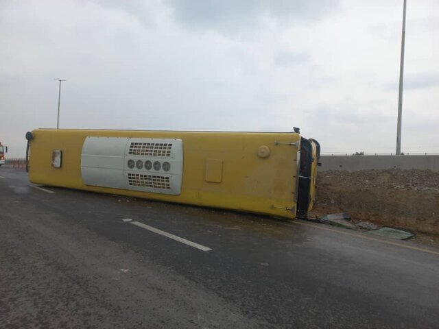 واژگونی اتوبوس واژگونی اتوبوس