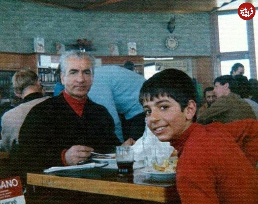 محمدرضا پهلوی و پسرش 54 سال پیش