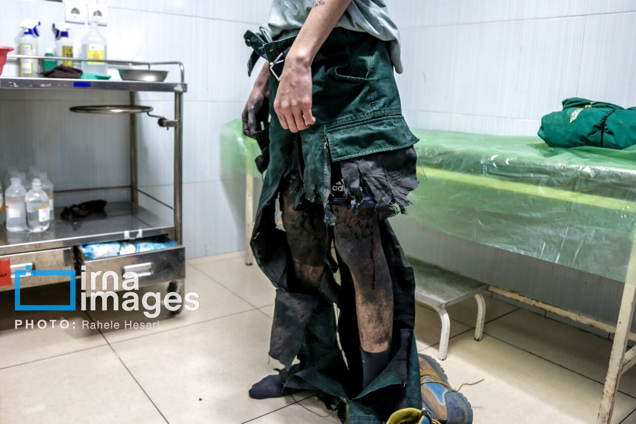 عکس/ عجیب‌ترین تصویر از مصدومان چهارشنبه سوری امسال