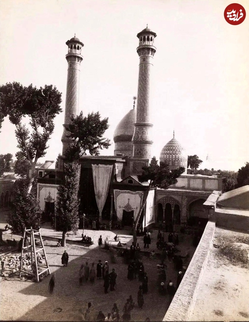 عکس/ حرم شاه‌عبدالعظیم و مقبر ناصرالدین شاه در زمان قاجار