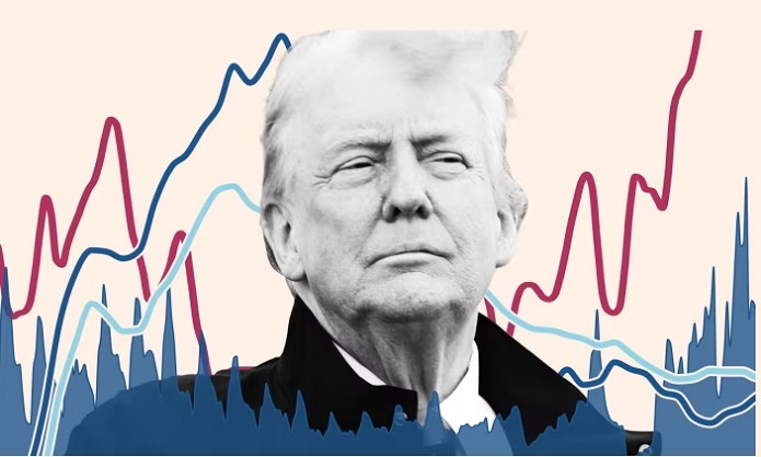 نخستین ماه ریاست جمهوری دونالد ترامپ در قالب نمودارها نخستین ماه ریاست جمهوری دونالد ترامپ در قالب نمودارها