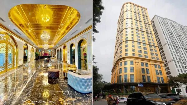 اولین هتل جهان از طلای خالص +عکس