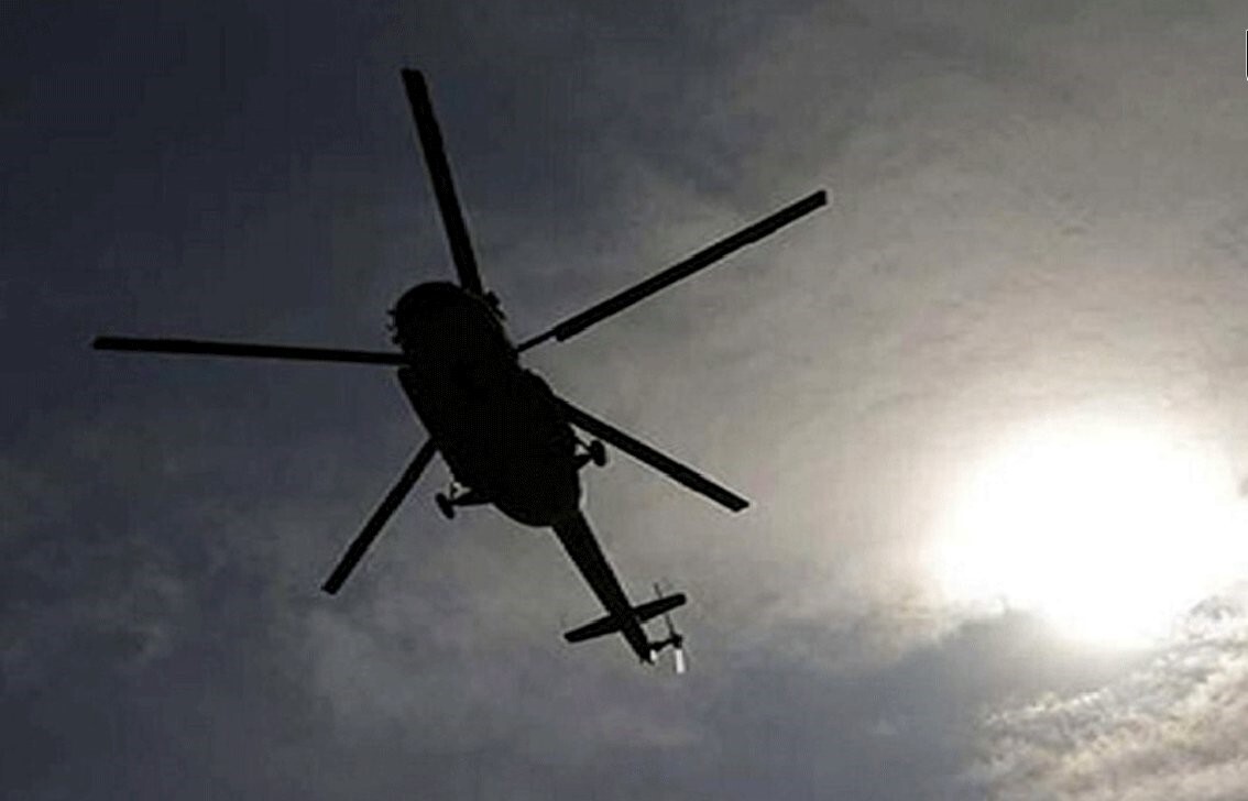 سقوط هلیکوپتر کاروان رئیس جمهور در جلفا