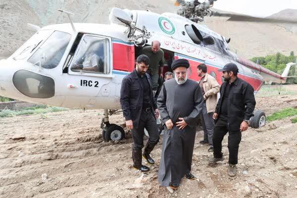 سقوط هلیکوپتر رئیس جمهور ایران
