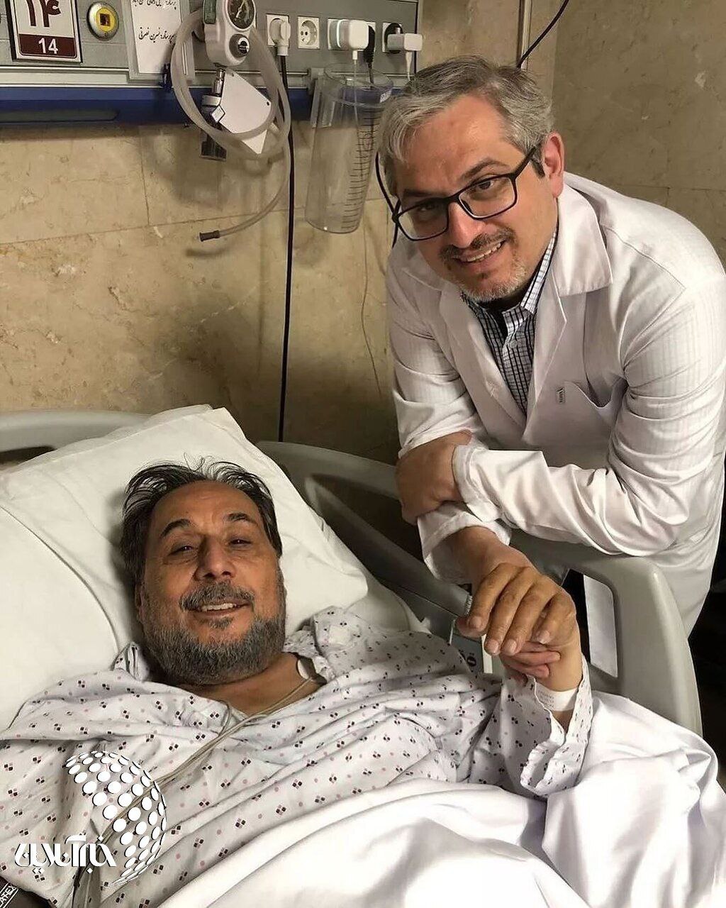 عکس/ آخرین وضعیت سلامتی عمو قناد بعد از عمل جراحی