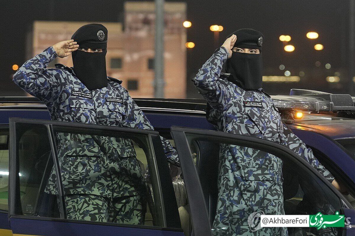 عکس/ افسران زن در رژه نیروهای نظامی در عربستان