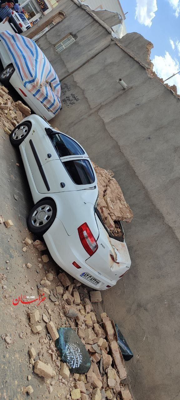 عکس/  تصاویری از خسارت زلزله در کاشمر